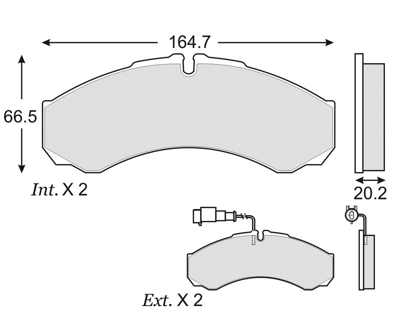 BALATA TRASERA NISSAN CABSTAR RENAULT MASCOTT